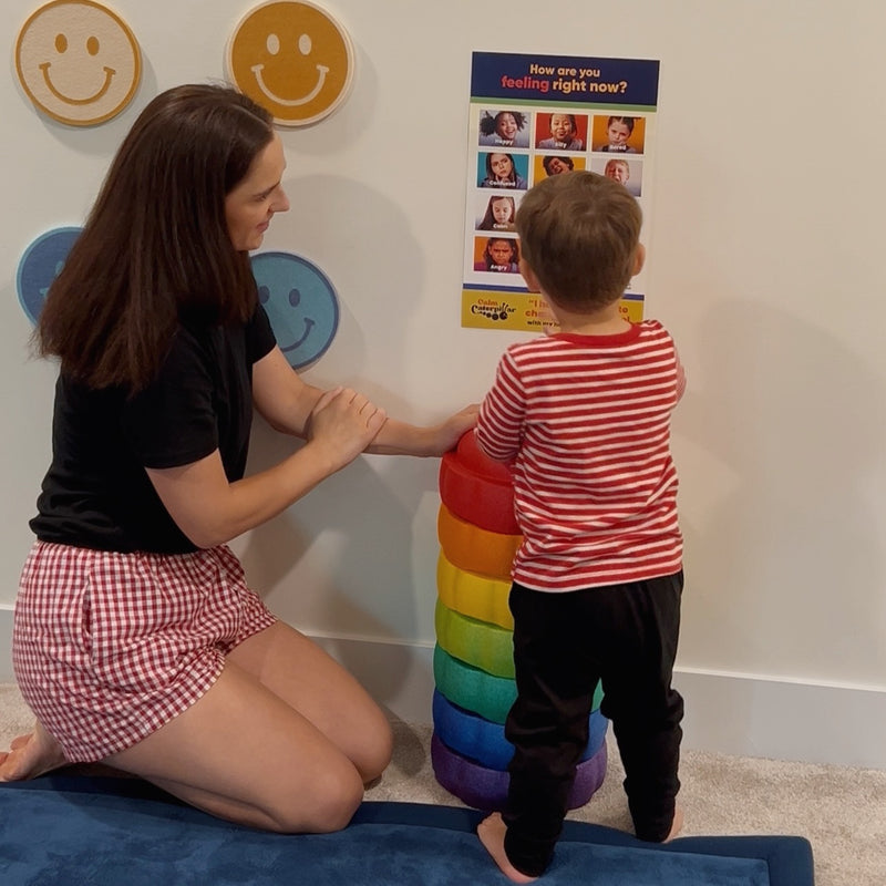 Feelings & Emotions Chart For Kids & Toddlers- Real Faces
