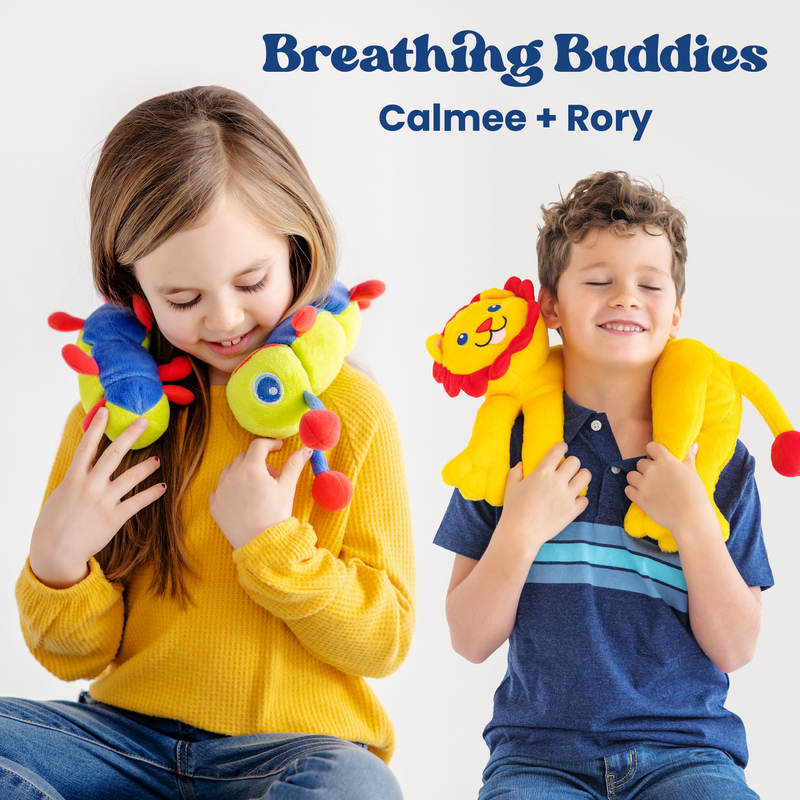 Breathing Buddies: Calmee the Caterpillar + Rory the Lion