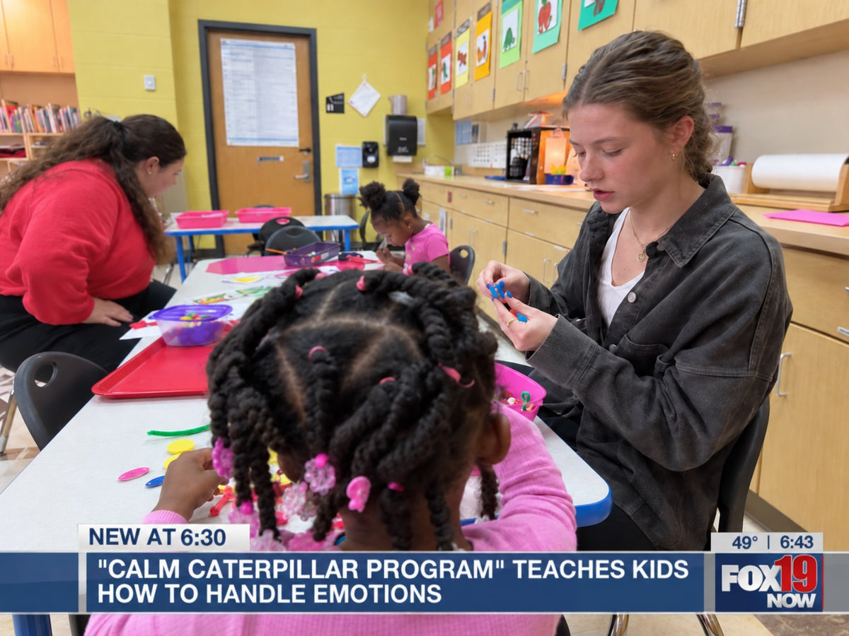 A FOX19 NOW still from a Cincinnati Public Schools preschool classroom.